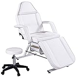 GLANZEND Massage Facial Salon Tattoo Chair with 2