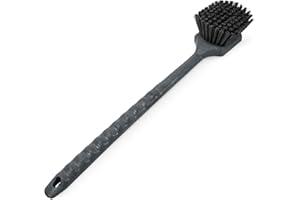 CARLISLE FOODSERVICE PRODUCTS SPARTA 40501EC03 Plastic Large Scrub Brush, Kitchen Brush, Utility Brush With Long Handle For Cleaning, 20 Inches, Black