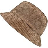 Belsen Corduroy Reversible Bucket Hat Unisex Cotton Twill Canvas Sun Fishing Hat