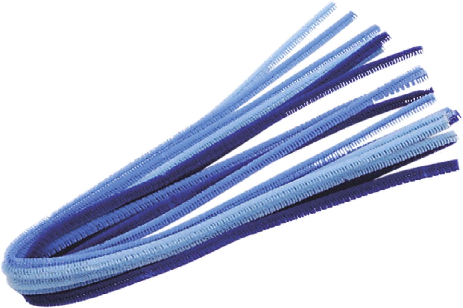 Knorr Prandell 8471035 Pipe Cleaners 50 CM x 6 MM Diameter-Blue Mix