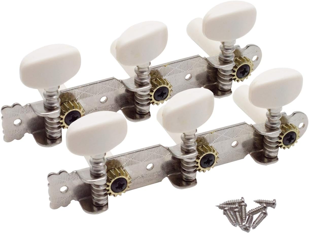 Timiy Classical Guitar Tuners,Tuning Key Pegs/Machine Heads for Classical Guitar,Silver