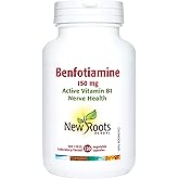 New Roots Herbal Benfotiamine 150mg Fat-Soluble Vitamin B1 - Supports Cellular Metabolism & Nervous System Function - 120 Veg