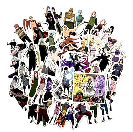 GMADD Impermeable Anime Naruto Pegatina para Laptop Trunk ...