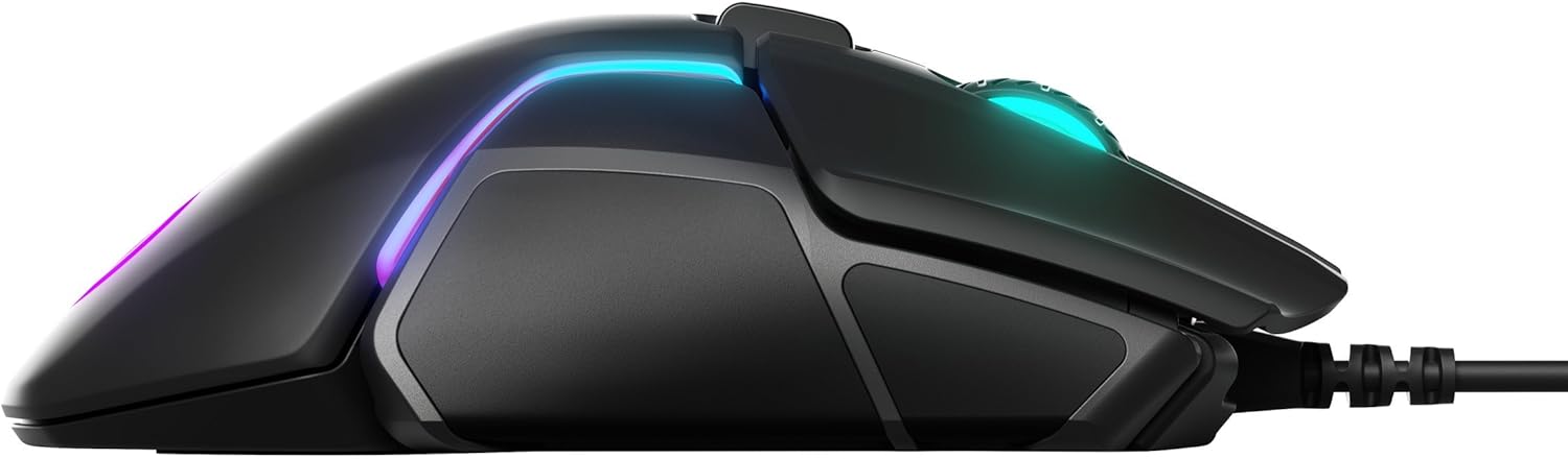 SteelSeries Rival 600 Gaming Mouse - 12,000 CPI TrueMove3Plus Dual Optical Sensor - 0.5 Lift-off Distance - Weight System - RGB Lighting: Computers & Accessories