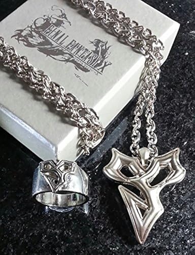 Embalando Final Fantasy X – Collier Et Anneau Tidus – Cosplay FF10, Édition Limitée, Accessoire Squall Cloud