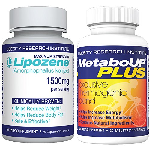 Lipozene Weight Loss Pills 30 Count and MetaboUp Plus 30 Count!