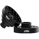 Cooboard CooCurls Hair Diffuser | Large Oval Collapsible Attachment for Hair Dryer for Salon Quality Curls at Home, Larger Size for Quicker Drying Time | NOT UNIVERSAL, Check Below for Sizing