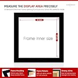 Alison Kingsgate Modern 10x10 Black Picture Frame Engineered Wood view 3