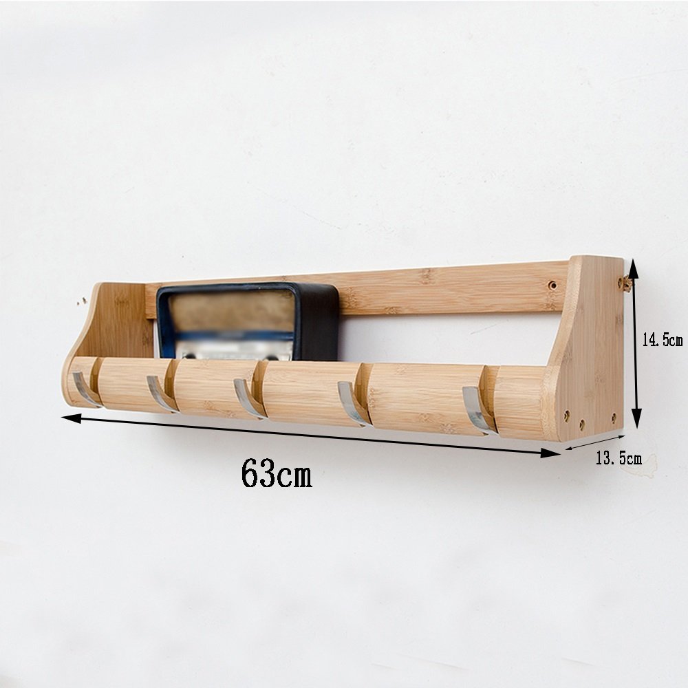 Garderobenständer größe : 25.2 * 13.5 * 14.5cm FXJ Holzhaken-Wand