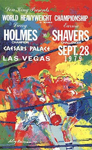 Leroy Neiman-Larry Holmes Vs. Earnie Shavers-1979 Poster