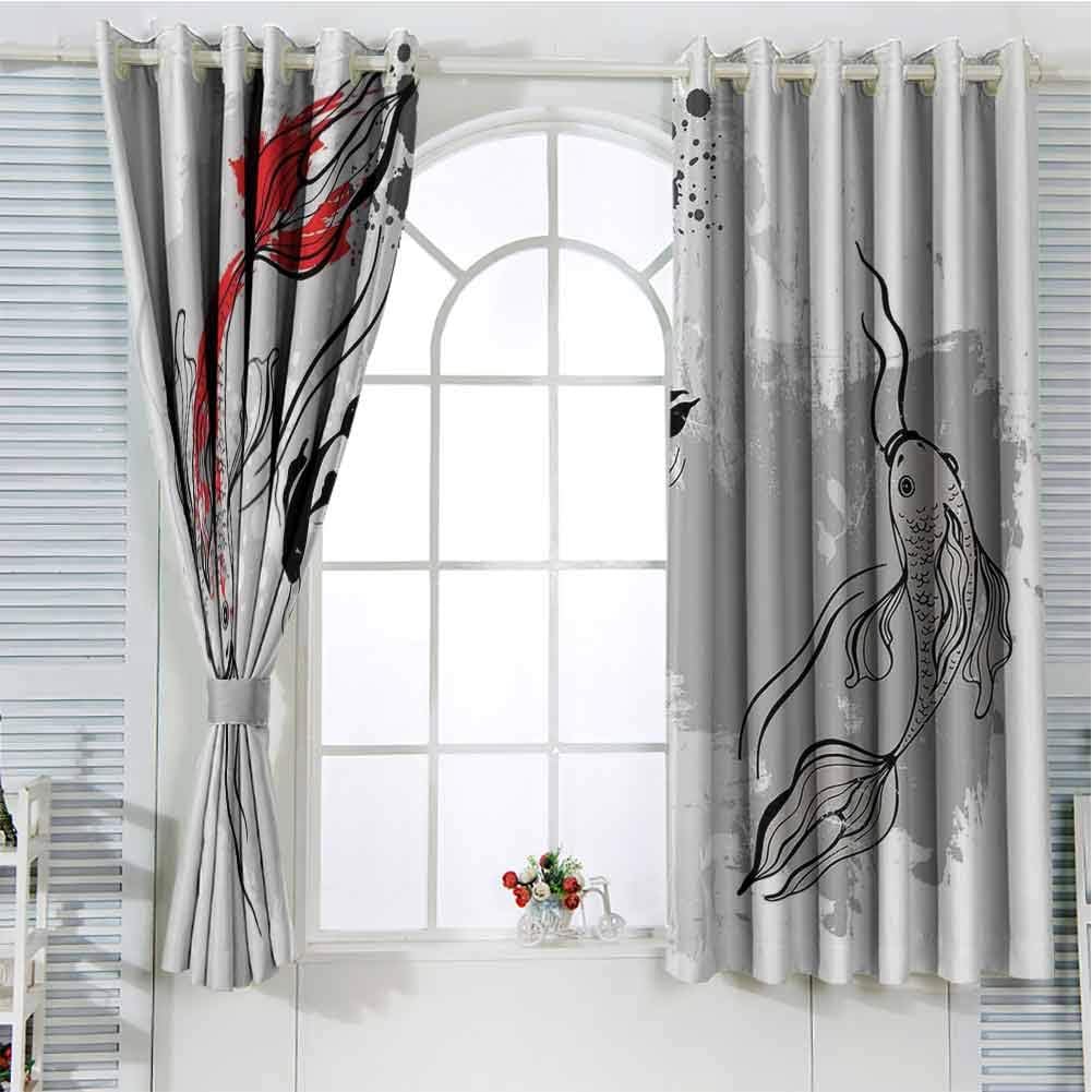 Jinguizi Grommet Window Curtain Bedroom Curtains Japanese,Japanese