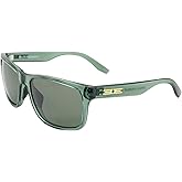 Epoch Eyewear Delta Gunnison Sunglasses For Men or Women Crystal Green Frame w/Polarized Smoke Lenses