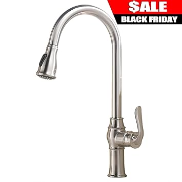 Comllen Best Commercial Stainless Steel Single Handle Pull Down ...