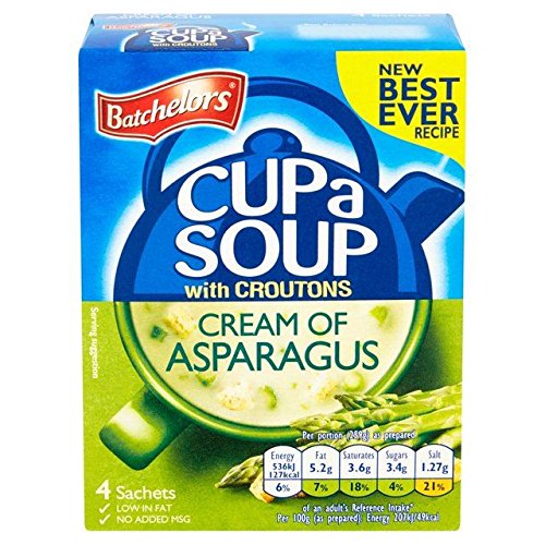 Batchelors Cup A Soup Cream of Asparagus - 117g (0.26lbs)