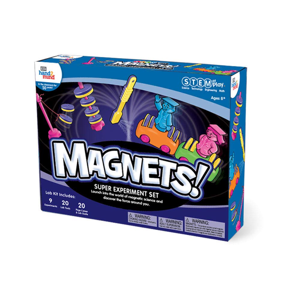 Details About Magnets Kids Super Experiment Set Kit Magnetic Science Discover The Force - 