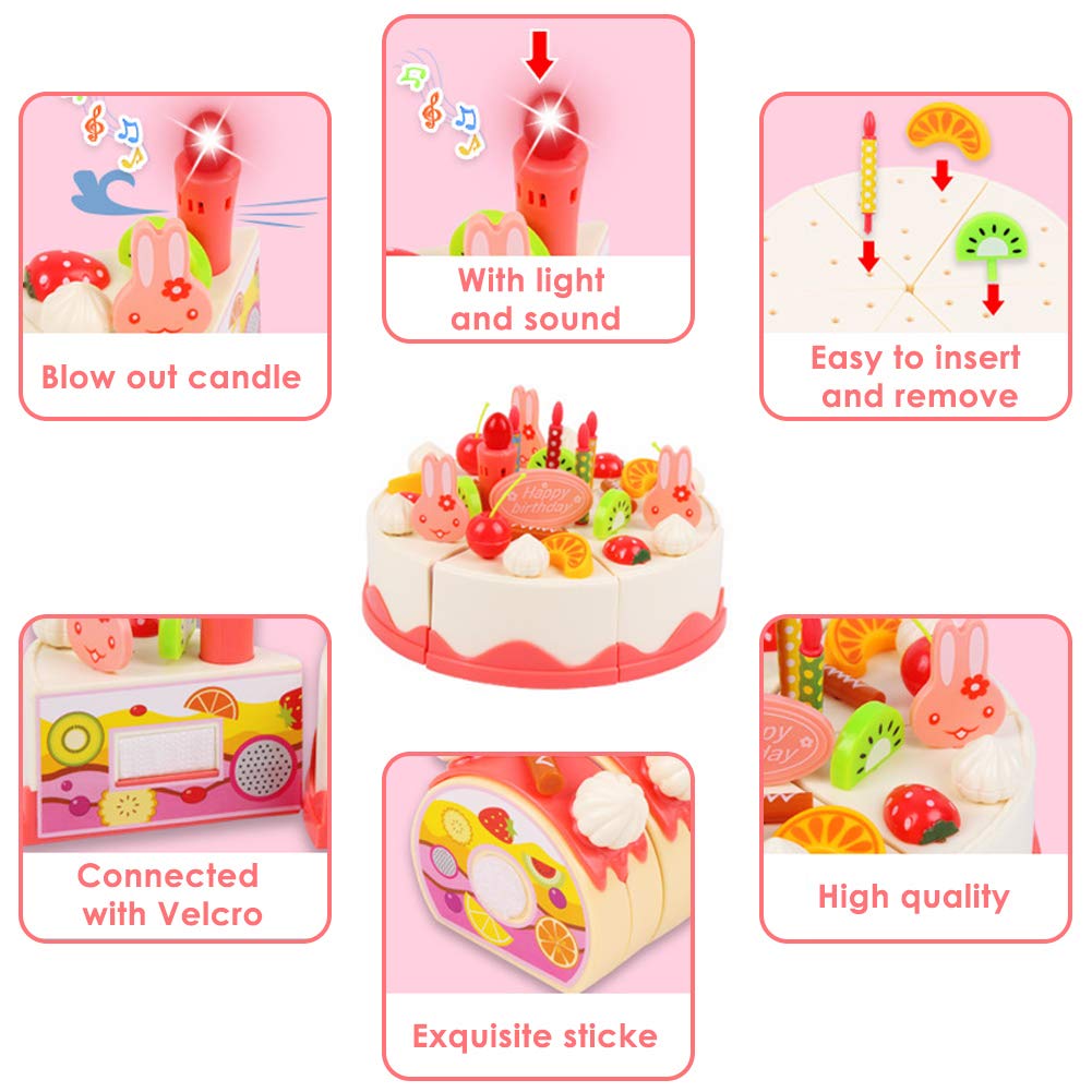 Decorations Decorations Et Accessoires De Fetes Napravi Rs Hersity Pieces Gateau Danniversaire Dessert Jouet A Couper Jeux De Roles Pour Enfants Filles