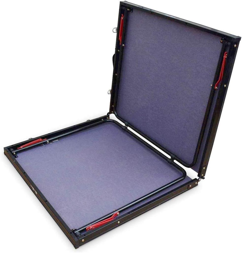 KL KLB Sport Table Tennis Table Midsize Foldable & Portable Ping Pong Table Set with Net and 2 Ping Pong Paddles for Indoor Outdoor Game : Sports & Outdoors