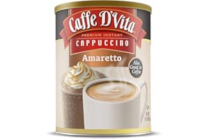 Caffe D'Vita Amaretto Cappuccino 1 lb. can (16 oz.)