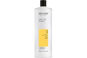 Nioxin System 1 Scalp + Hair Thickening Shampoo | For Natural Hair with Light Thinning | Strengthen Against Breakage with Niacinamide & Biotin
