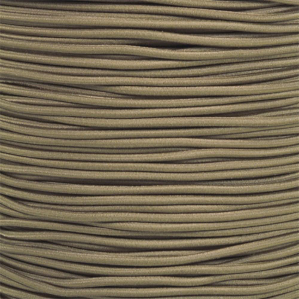 PARACORD PLANET 1/8 Inch Shock Cord – Choose from 10, 25, 50, and 100 Feet – Made in USA (Coyote Brown, 25 Feet) — image 1