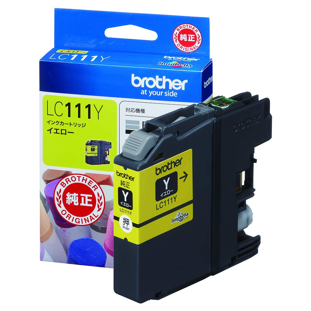【brother純正】 ブラザー工業(Brother Industries) インクカートリッジイエロー LC111Y 対応型番:MFC-J877N、MFC-J727D/DW、DCP-J957N、DCP-J557N 他商品画像