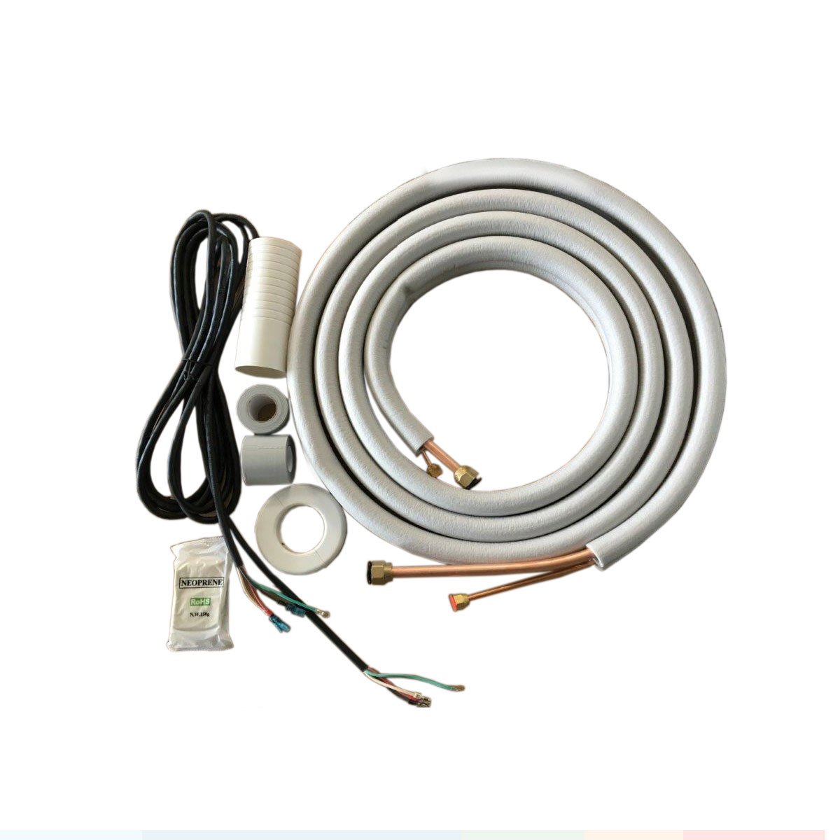 COOPER AND HUNTER 1 4 X 3 8 Pre Flared Insulated Copper Line Set cooper-and-hunter-1-4-x-3-8-pre-flared-insulated-copper-line-set