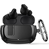 Wustentre for Beats Studio Buds Case Cover 2021, Case for Beats Studio Buds, Studio Beats Buds Carrying Case with Keychain [S