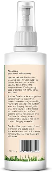 best puppy house training spray