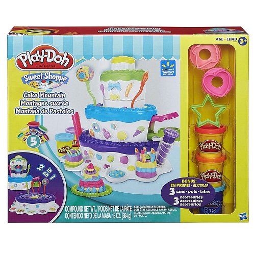 Play-doh 2-in-1 sweet shoppe cake mountain playset