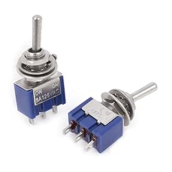 HiLetgo 10pcs AC125V 6A ON/ON SPDT 3 Terminals 2