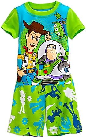 Amazon Co Jp ディズニー トイ ストーリー バズ ウッディー 半袖 パジャマ 110cm 男の子 ボーイ 子供 キッズ スリープセット おもちゃ