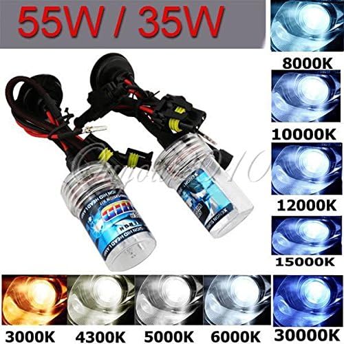 One Pair 35W/55W XENON HID REPLACEMENT BULBS LAMP H1 H3 H7 H8 H9 H10 H11 9005