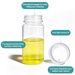 UMETASS 6.8oz/200ml Squeeze Bottles Wide Mouth