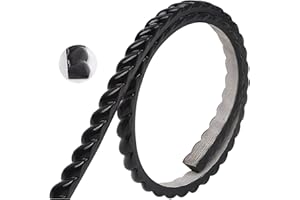 Gaahing Flexible Molding & Mirror Trim | Peel and Stick Self-Adhesive Design | Corner Trim for Floor Wall Baseboard Countertops, 16.4 ft