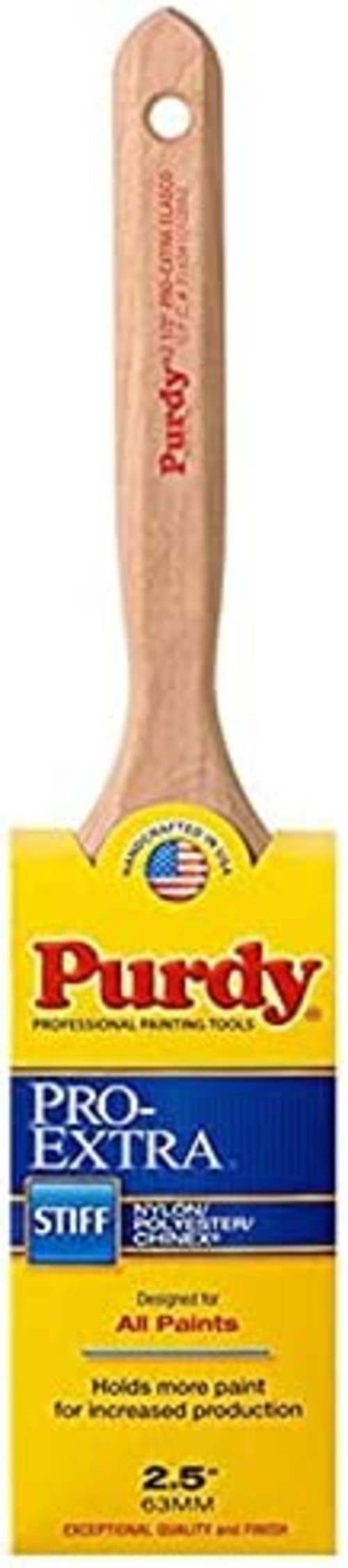 Purdy 144100725 Pro-Extra Elasco Nylon/Polyester/Chinex Trim Brush, 2-1/2"