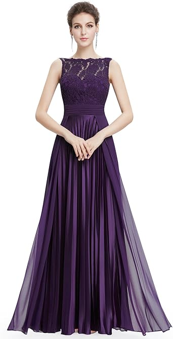Sleeveless Lace Formal Evening Dress 
