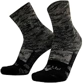 Fitsok Unisex Pro Trainer Ankle Support Workout/Lifting/Running Socks