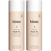 hims Thick Fix Shampoo, Saw Palmetto, Eucalyptus, 2 Pack, 6.4 fl oz | Saw Palmetto for Healthy Hair Growth and Thickening, Scalp Cleansing, Vegan, Sulfate-Free, and Cruelty-Free