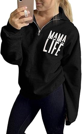 high collar hoodie women's