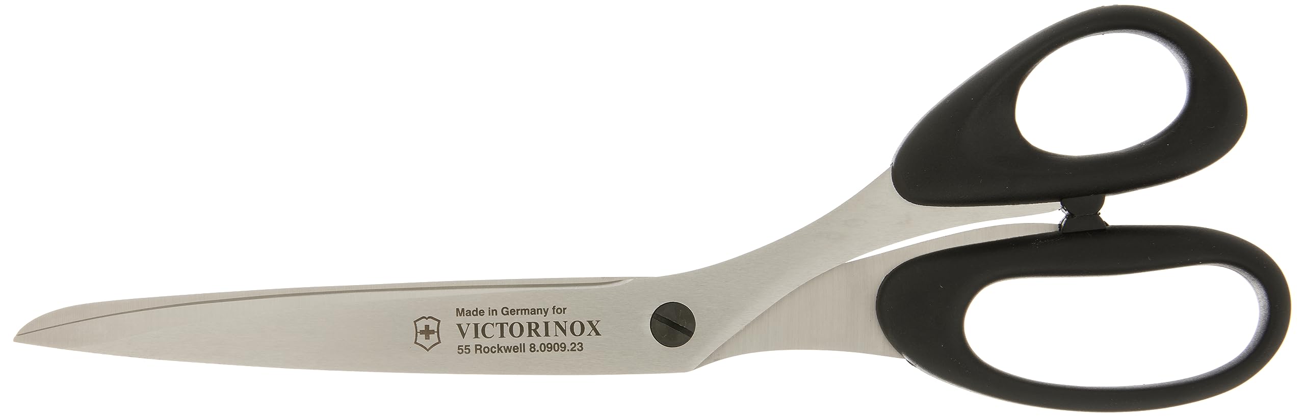 Victorinox Household and Professional Scissors, Extra Sharp Blade, 23 cm, Robust Plastic Handle, Stainless Steel, Black