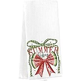 EODFFSGF Preppy Watermelon Gifts Coquette Watermelon Themed Gifts Summer Fruit Dish Towels for Kitchen Drying Washing Dishes Decorative Kitchen Towels