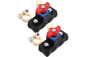 GOOHOCHY Battery Isolator Switch 2Pcs Weatherproof Cut Off Truck Marine and Recreational Vehicles