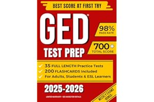 GED TEST PREP: The Complete Study Guide to Master All GED Subjects and Achieve Your Best Score | Includes 10 Full-Length Prac