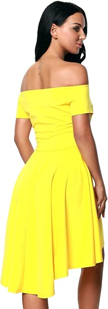 yellow one piece dress