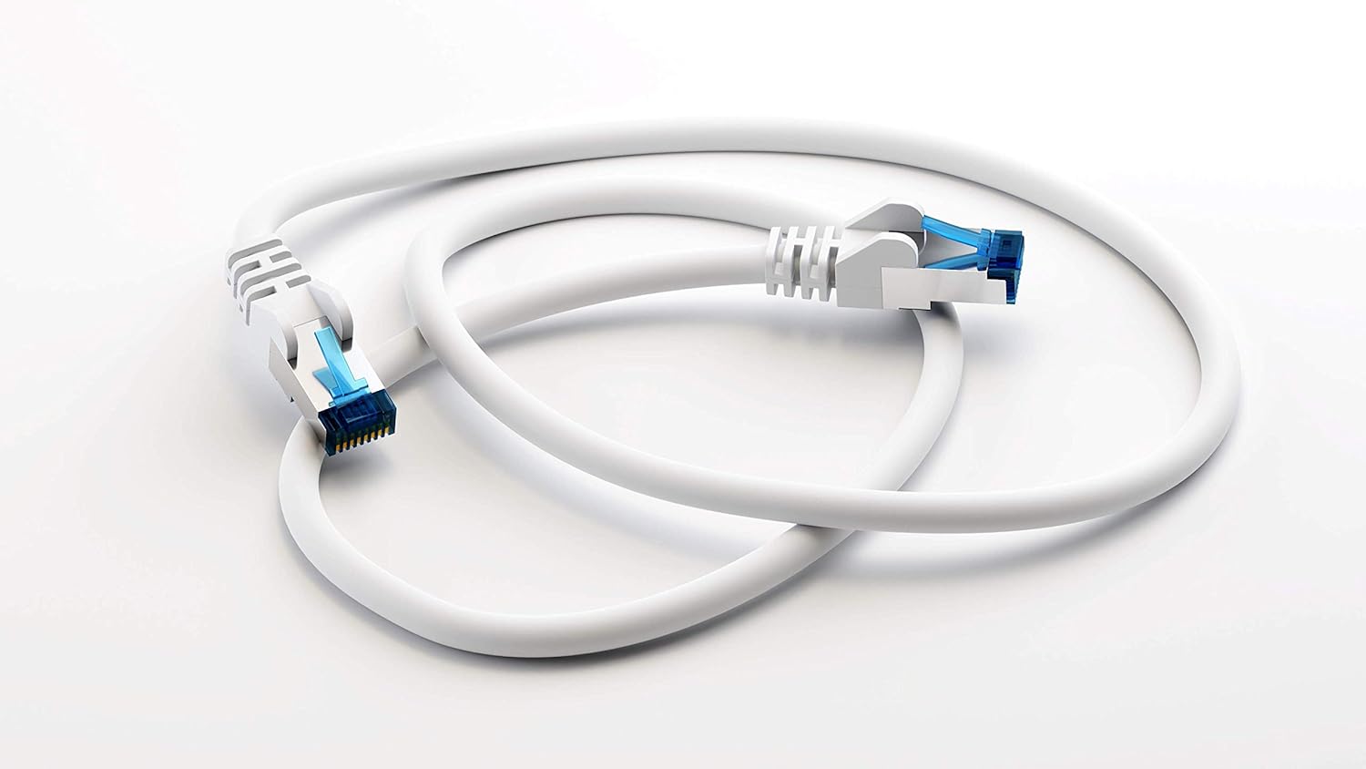 goobay 92708 CAT 6a Patch Cable Ethernet Cable Double Shielded S-FTP up to 10000 Mbits, 500 Mhz, Halogen-Free Copper Cable - Image 4