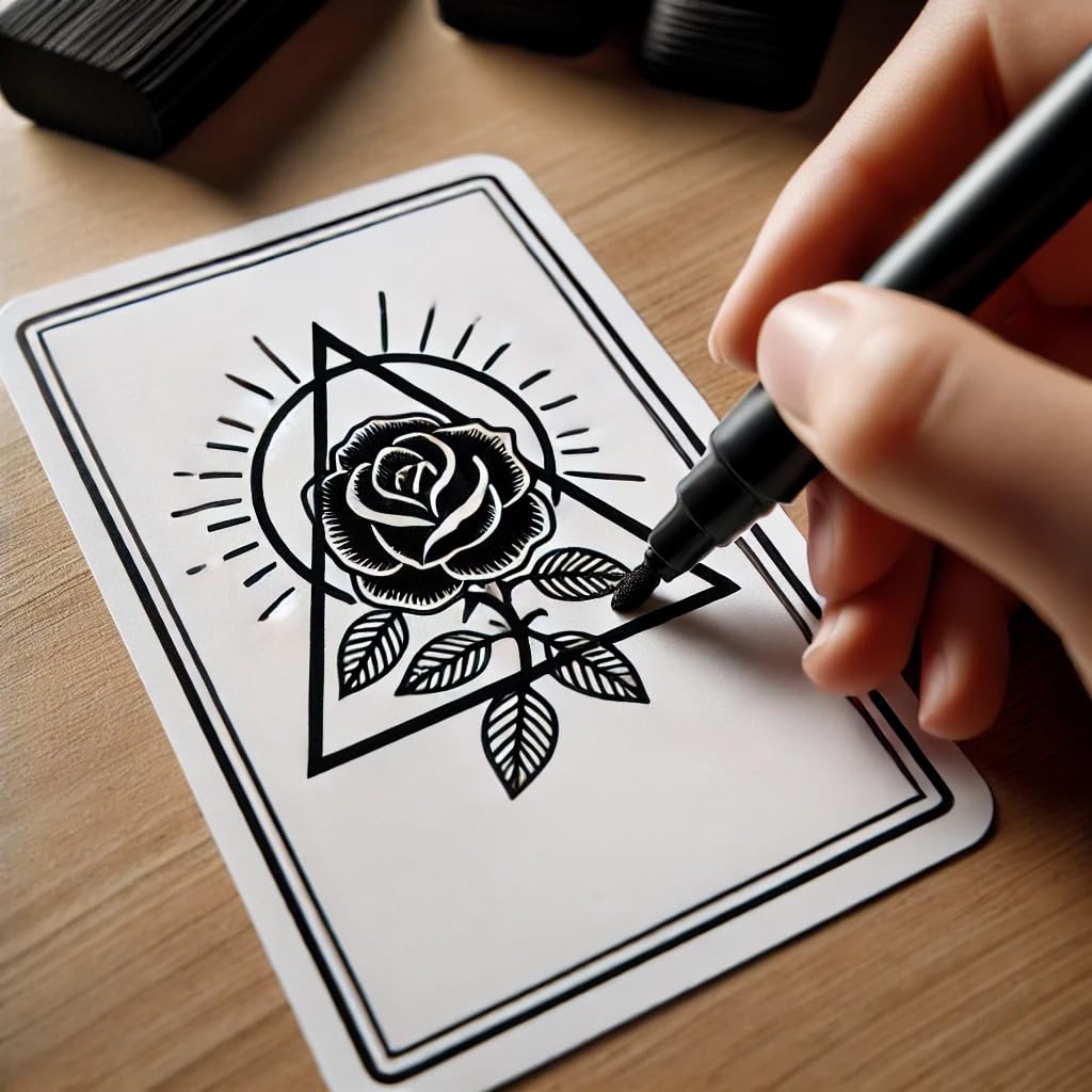 Blank Oracle Tarot Cards to Write On - Create Your Own Oracle Card Deck - (80 Cards per Box / 2.75