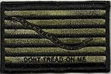 Shoulder Patch - Navy Jack Don't Tread On Me - Olive Drab