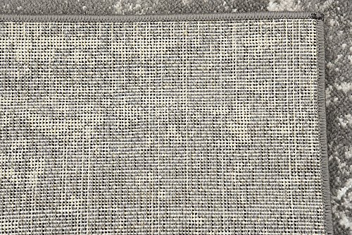 Unique Loom Sofia Collection Dark Gray 9 x 12 Area Rug (9' x 12')
