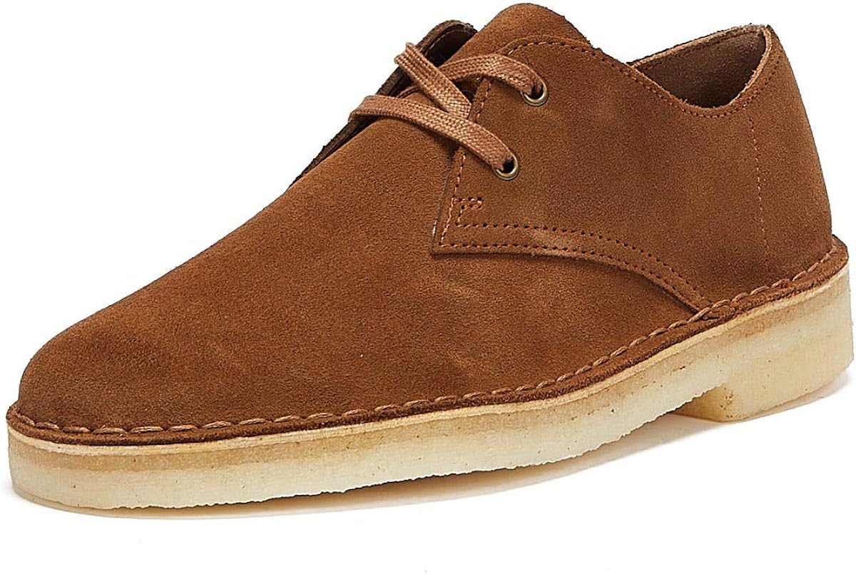 Clarks Desert Khan Suede Mens Brown ShoesUK 9 / EU 43 Amazon.co.uk