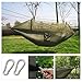 Hoohome Outdoor Camping Hammock Portable Nest with Mosquito Net-Premium Quality Lightweight & Durable 210T Nylon and Parachute Fabric Perfect for Bug Free Hiking, Camping,Backpacking & Travel etc.